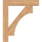 Ekena Millwork Westlake Block Smooth Bracket w/ Offset Brace, Western Red Cedar, 7 1/2"W x 38"D x 44"H BKT0806X38X44WTL05SWR - alternate 2